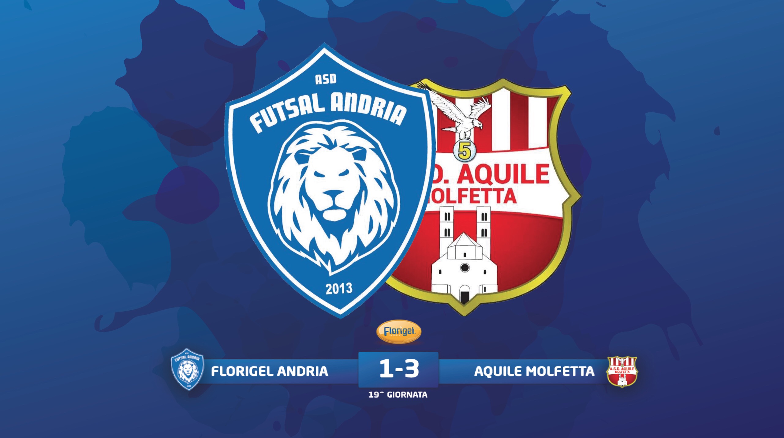 Florigel Futsal Andria – Aquile Molfetta: 1-3 HIGHLIGHTS 19^ giornata Serie C1